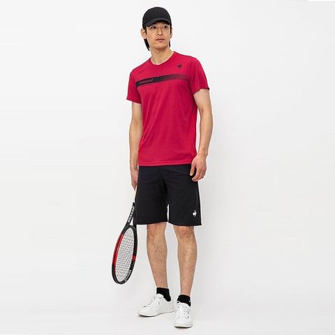 Áo T-Shirt le coq sportif nam - QTMWJA05V-RD