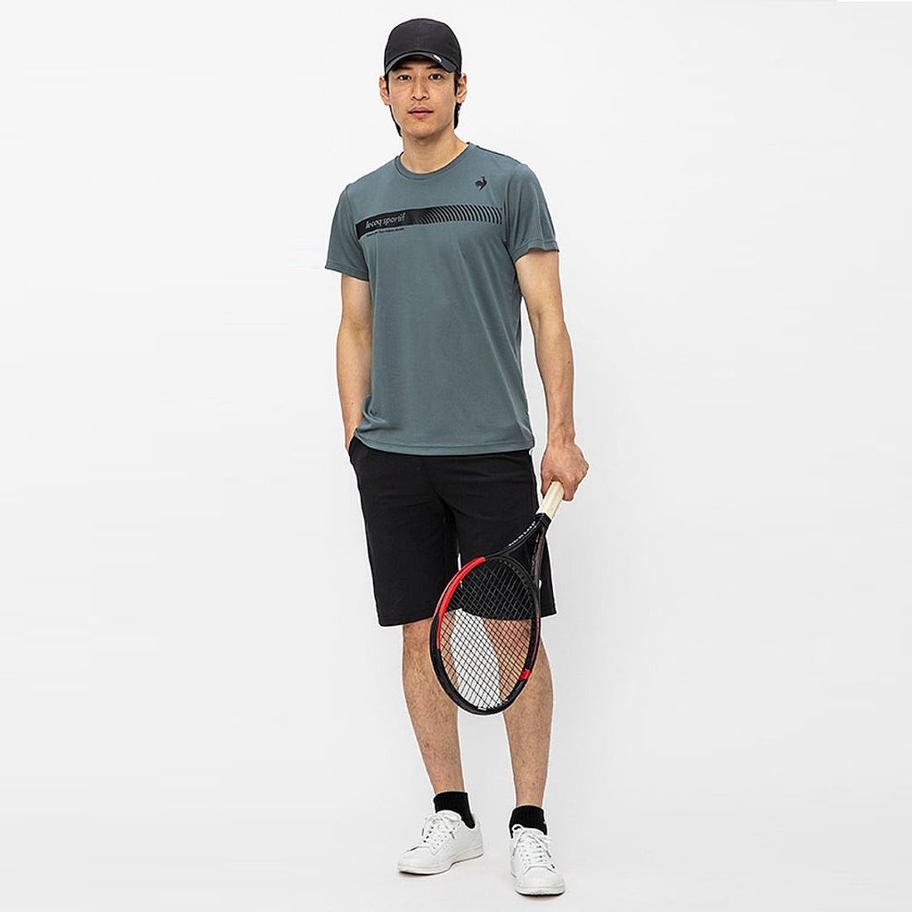 Áo T-Shirt le coq sportif nam - QTMWJA05V-BL