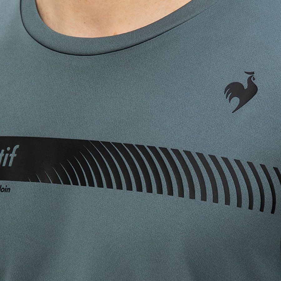 Áo T-Shirt le coq sportif nam - QTMWJA05V-BL