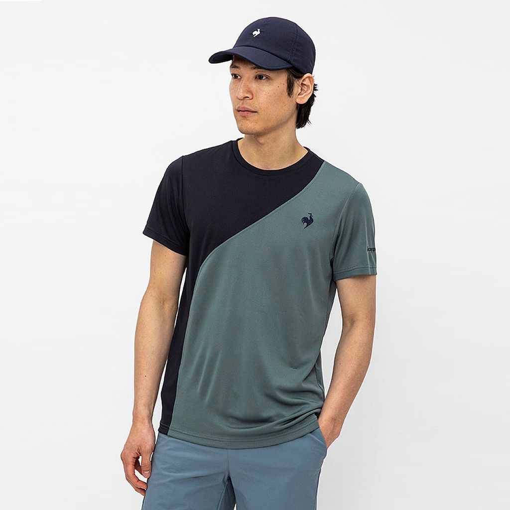 Áo T-Shirt le coq sportif nam - QTMWJA03V-BL