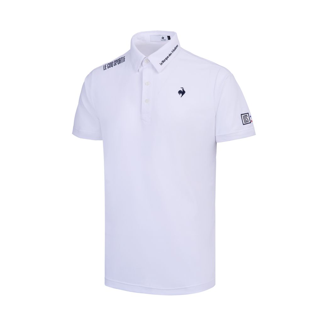 Áo Polo le coq golf Nam LG5SHSV1MV-WH00