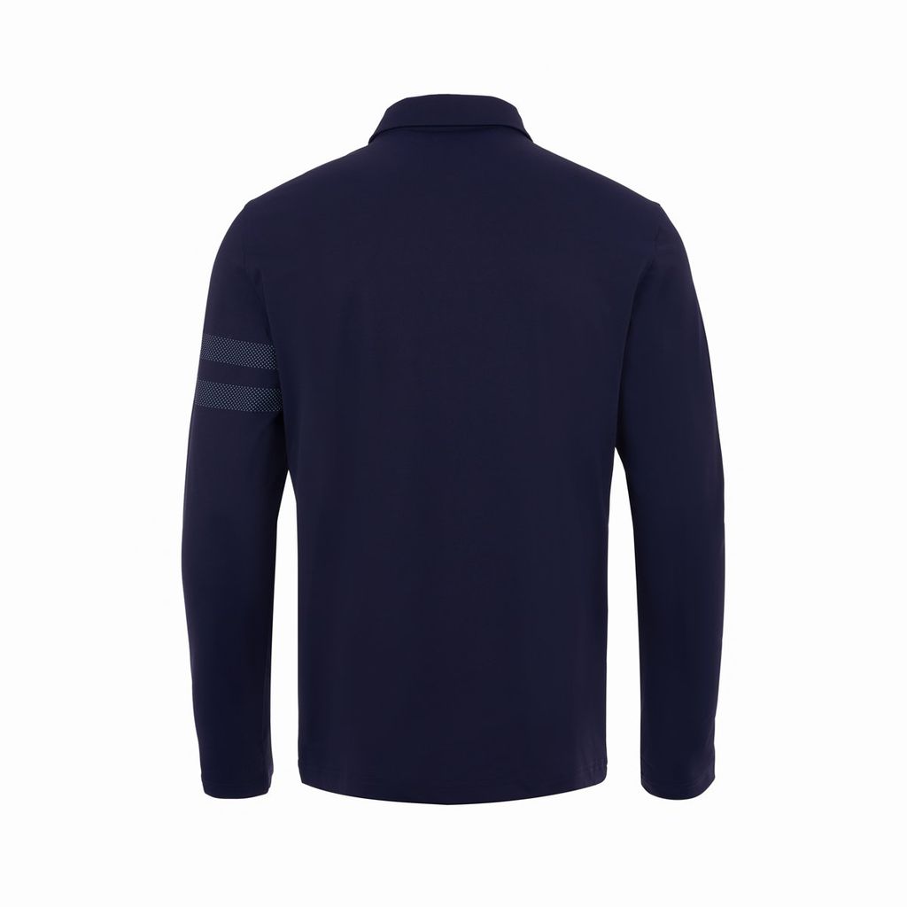 Áo dài tay có cổ le coq golf Nam GQ121MTL12-NBLU