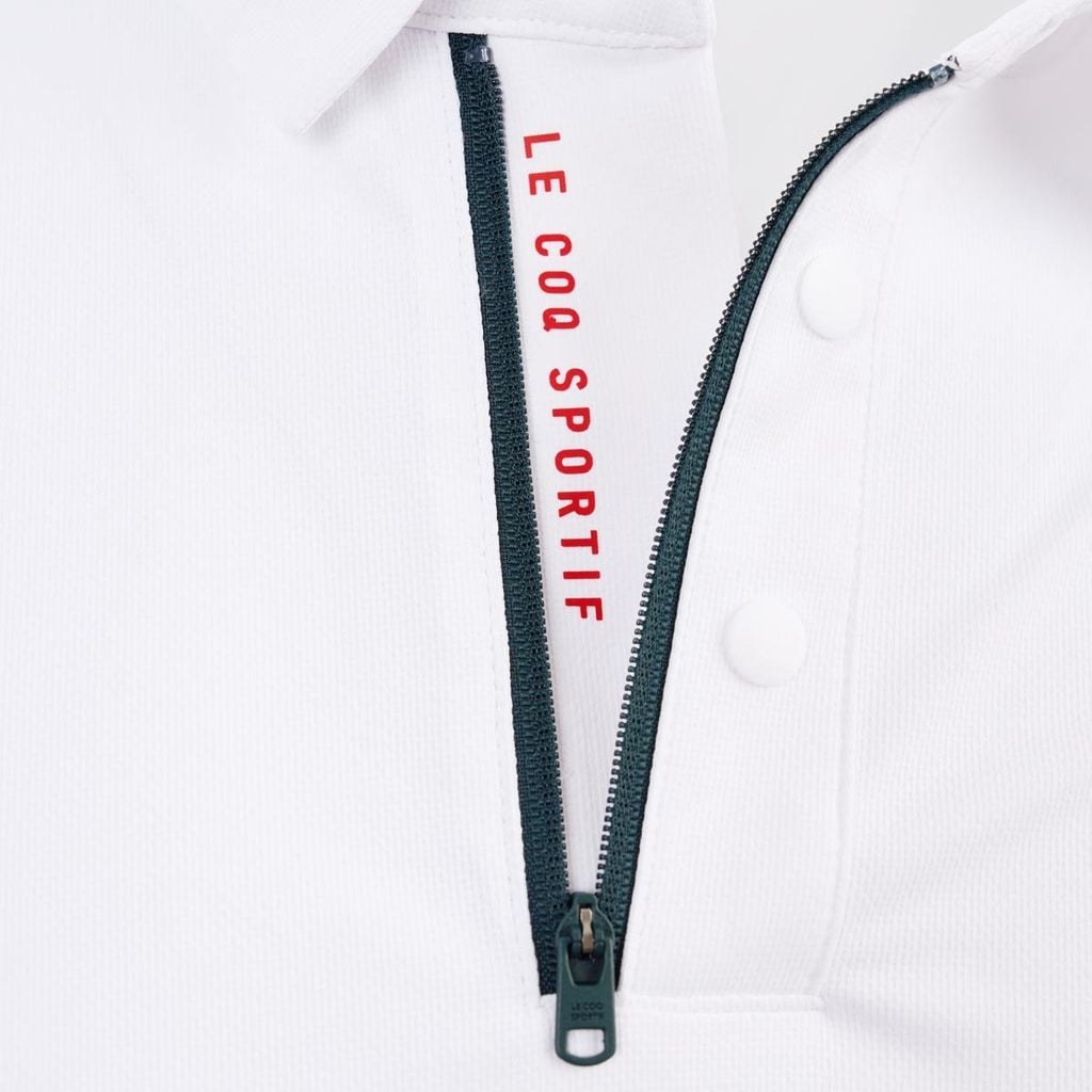 Áo dài tay có cổ le coq golf Nam GQ121MTL12-WHTE