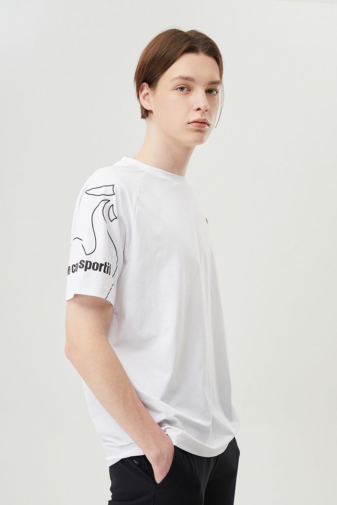 Áo T-shirt le coq sportif Nam QP123GRS23-OWT0