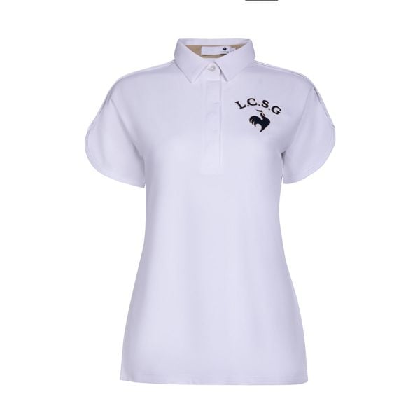  Áo Polo le coq golf Nữ LG4FHS00LV-WH00 