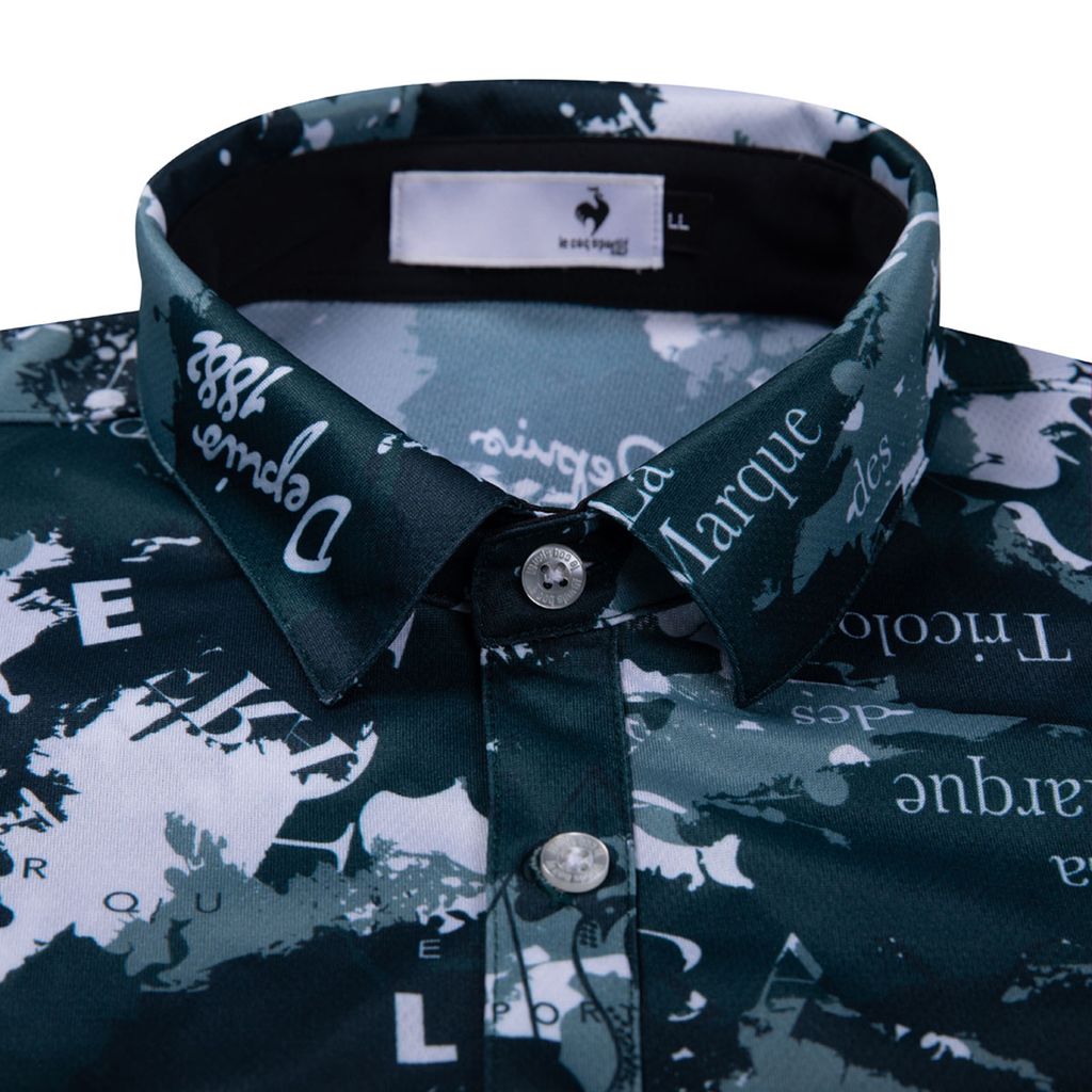 Áo Polo le coq golf Nam LG4FHS00MV-GR00