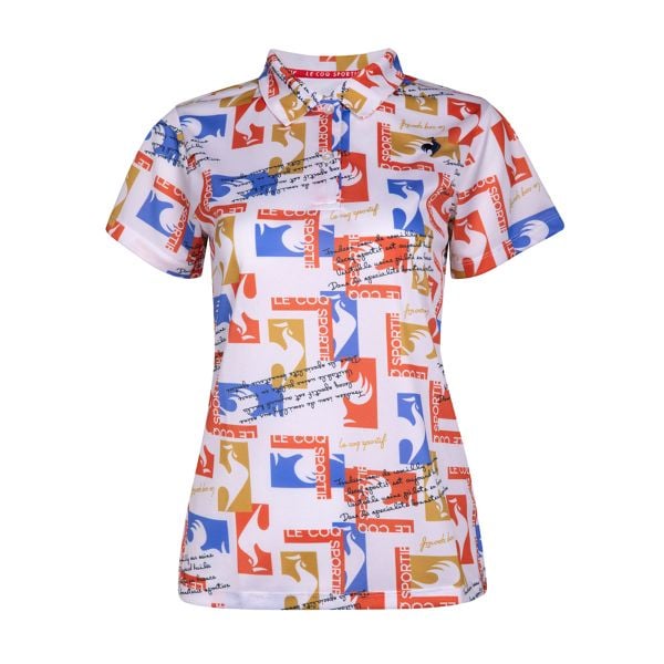  Áo Polo Nữ le coq golf LG4FHS02LV-OR00 