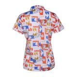  Áo Polo Nữ lecoq golf LG4FHS02LV-OR00 