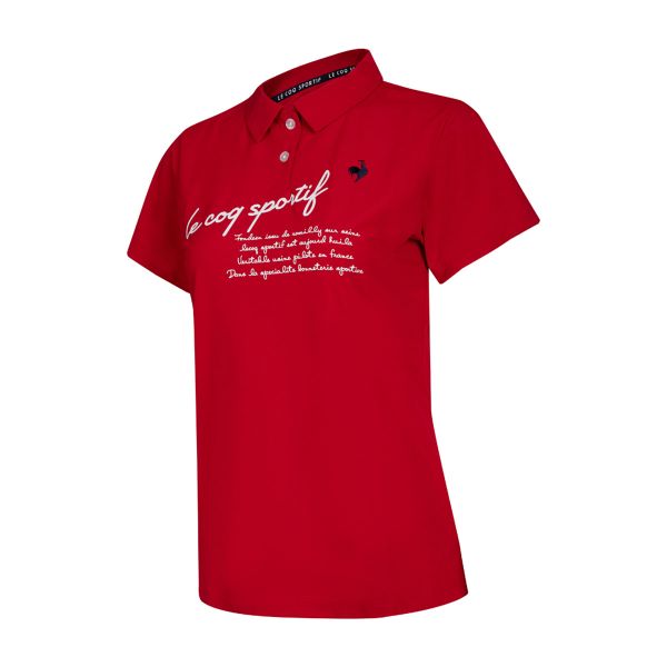  Áo Polo Nữ lecoq golf LG4FHS04LV-RD00 