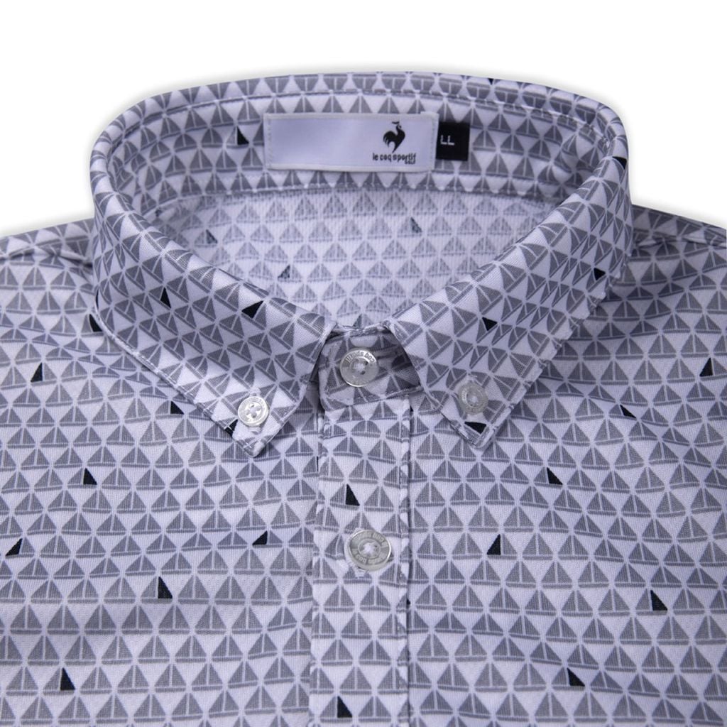 Áo polo golf nam Le Coq Sportif cổ đứng thanh lịch, thoải mái vận động