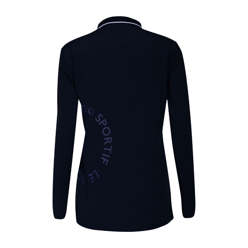 Áo dài tay có cổ le coq golf Nữ LG4FLS00LV-NV00