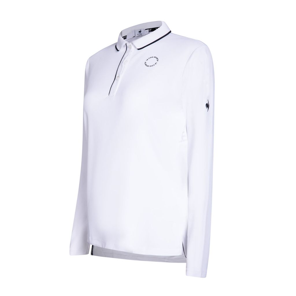 Áo dài tay có cổ le coq golf Nữ LG4FLS00LV-WH00