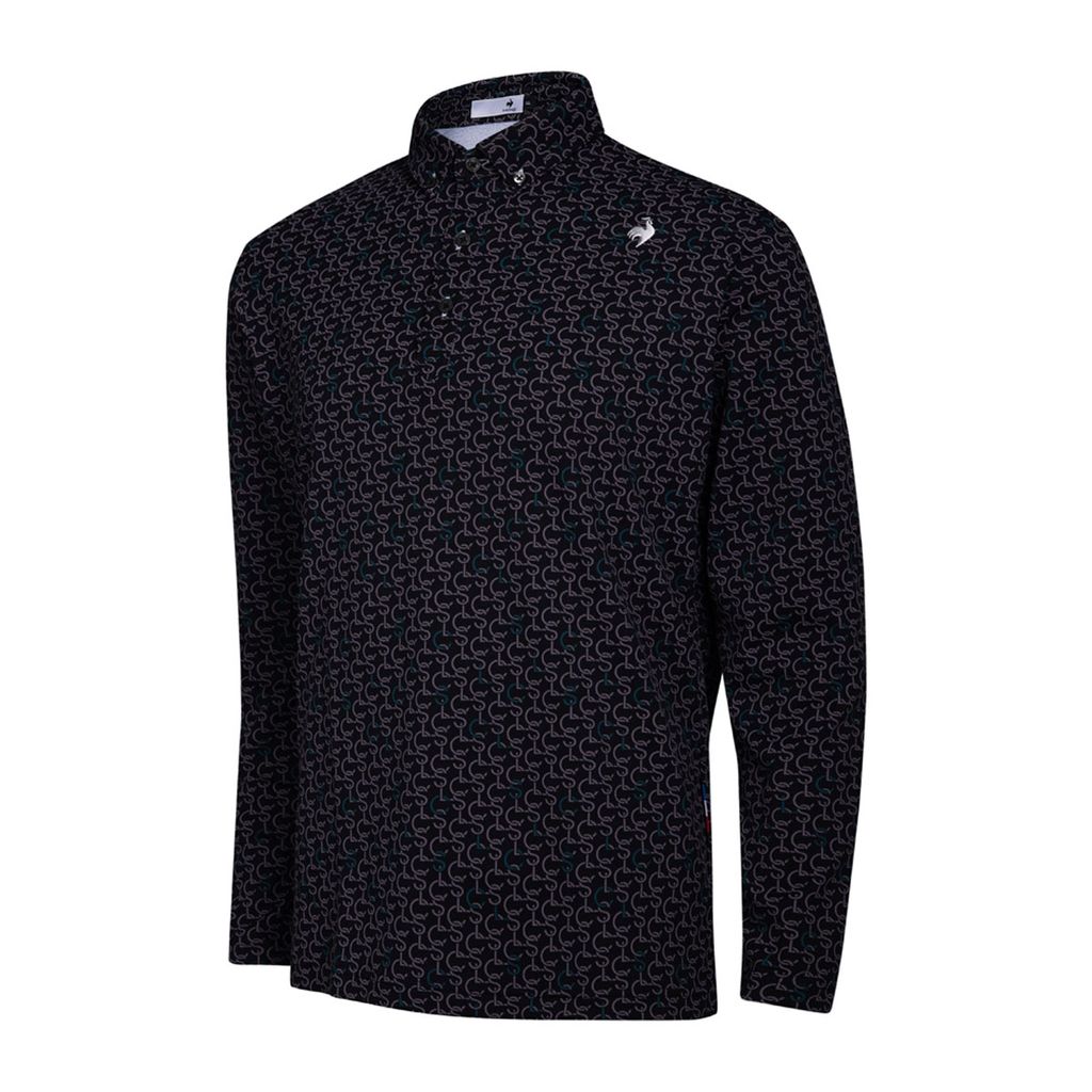 Áo dài tay có cổ le coq golf Nam LG4FLS01MV-BK00