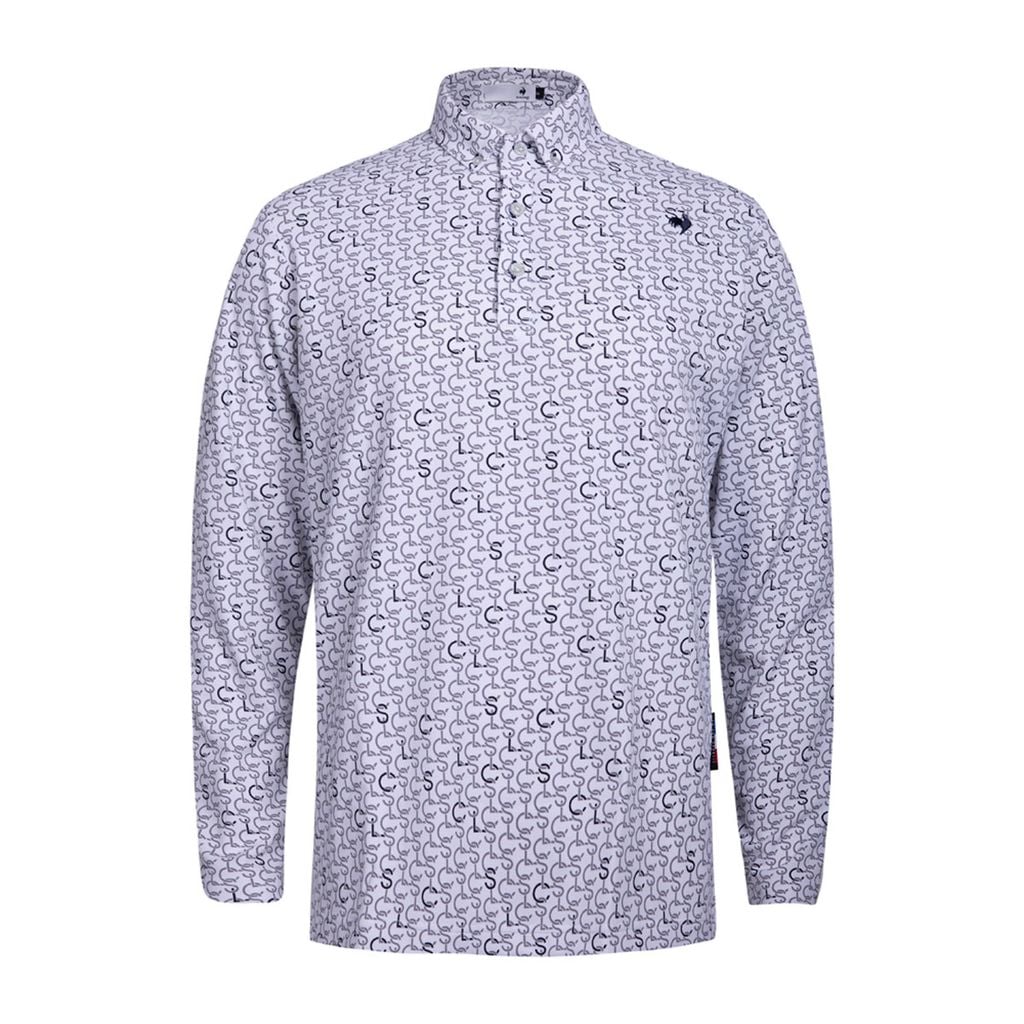 Áo dài tay có cổ le coq golf Nam LG4FLS01MV-WH00