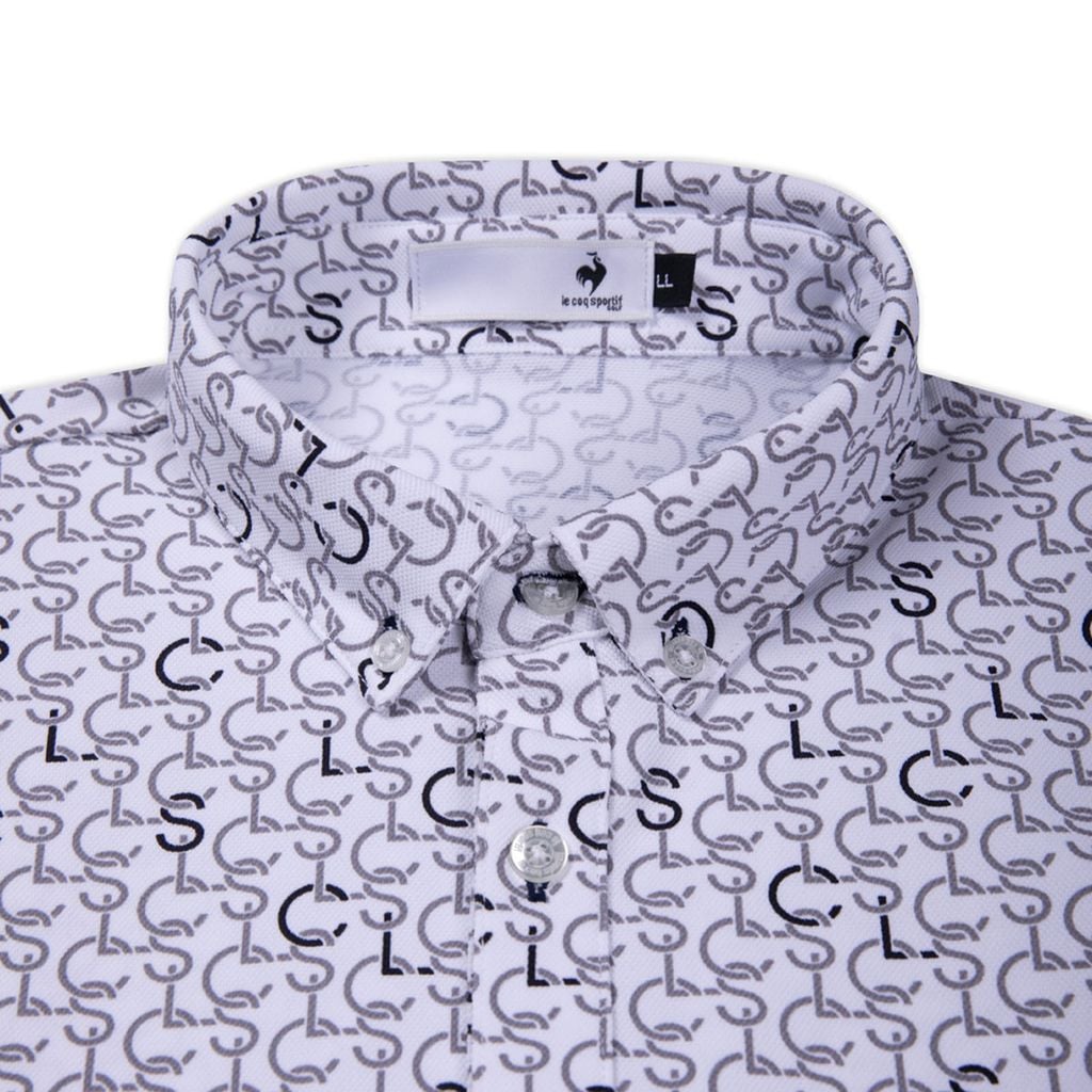 Áo dài tay có cổ le coq golf Nam LG4FLS01MV-WH00