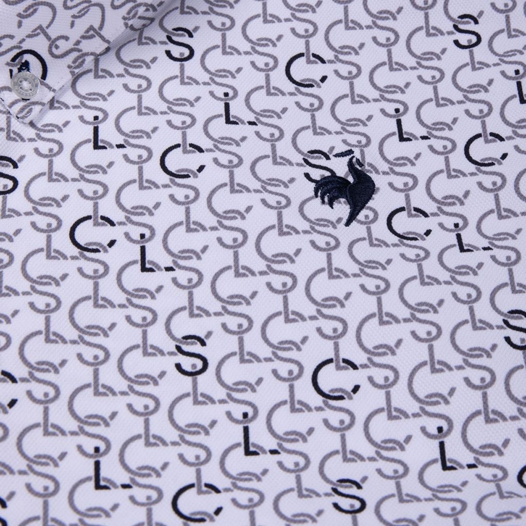 Áo dài tay có cổ le coq golf Nam LG4FLS01MV-WH00