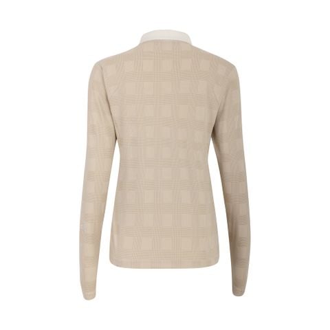 Áo dài tay có cổ le coq golf Nữ  - LG4FLS03LV-BG00