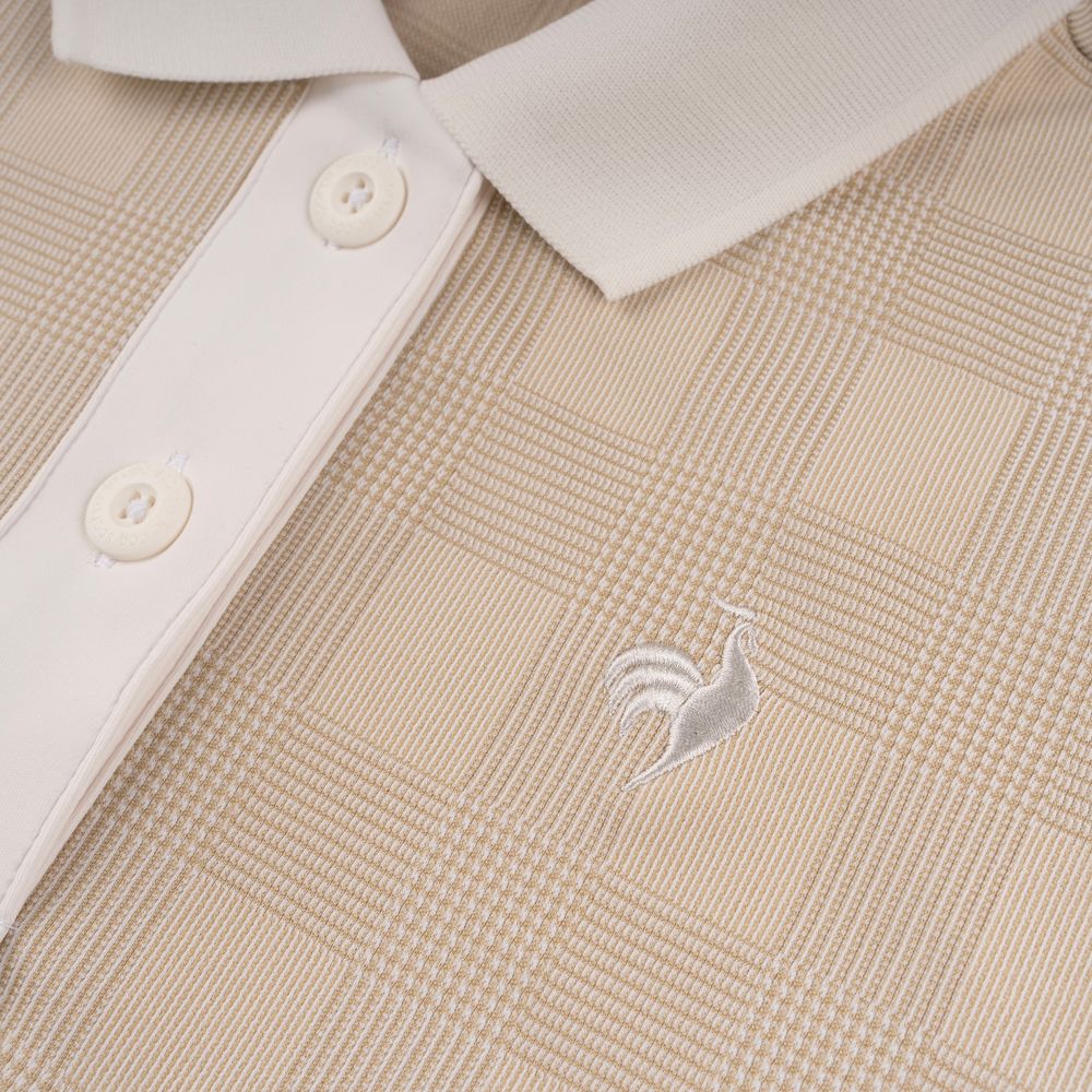 Áo golf nữ Le Coq Sportif jacquard co giãn, thoáng khí