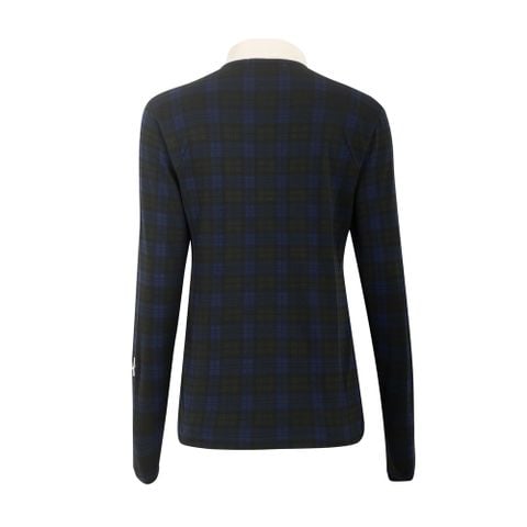 Áo dài tay có cổ nữ Le Coq Sportif Golf màu xanh than