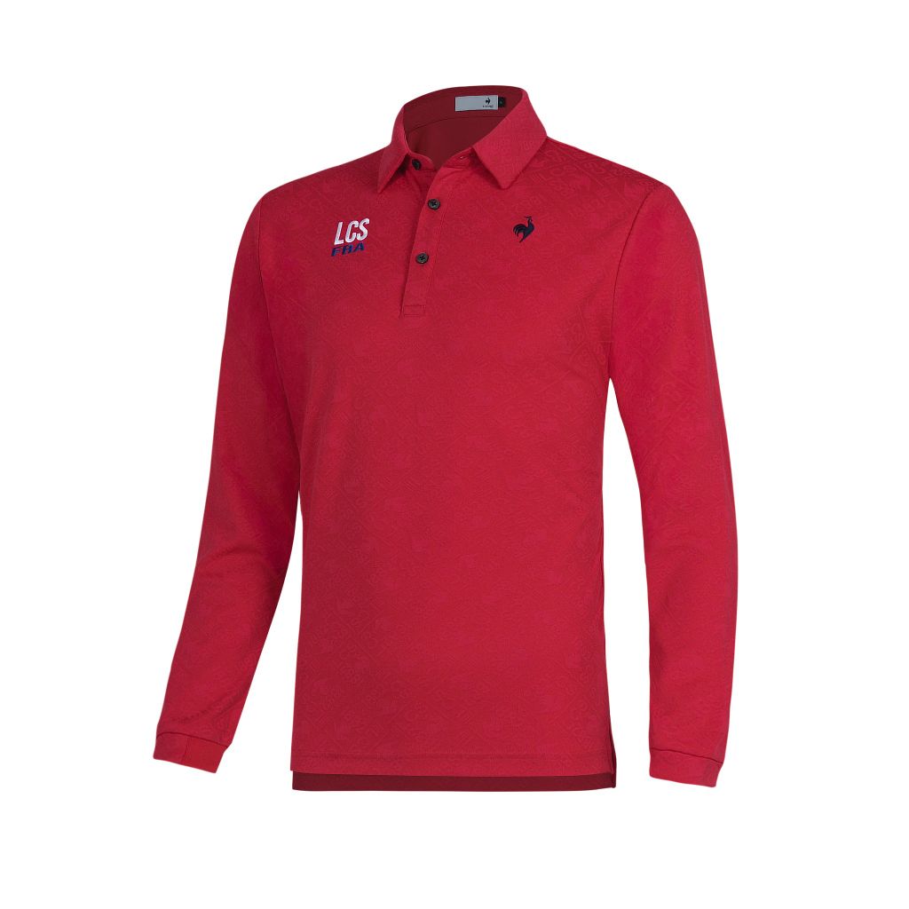 Áo dài tay có cổ le coq golf Nam LG4FLS03MV-RD00