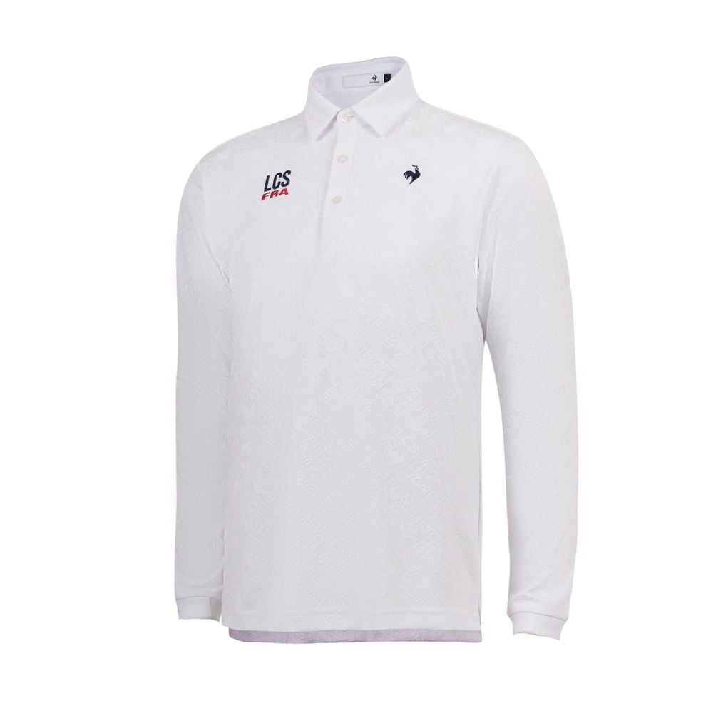 Áo dài tay có cổ le coq golf Nam LG4FLS03MV-WH00