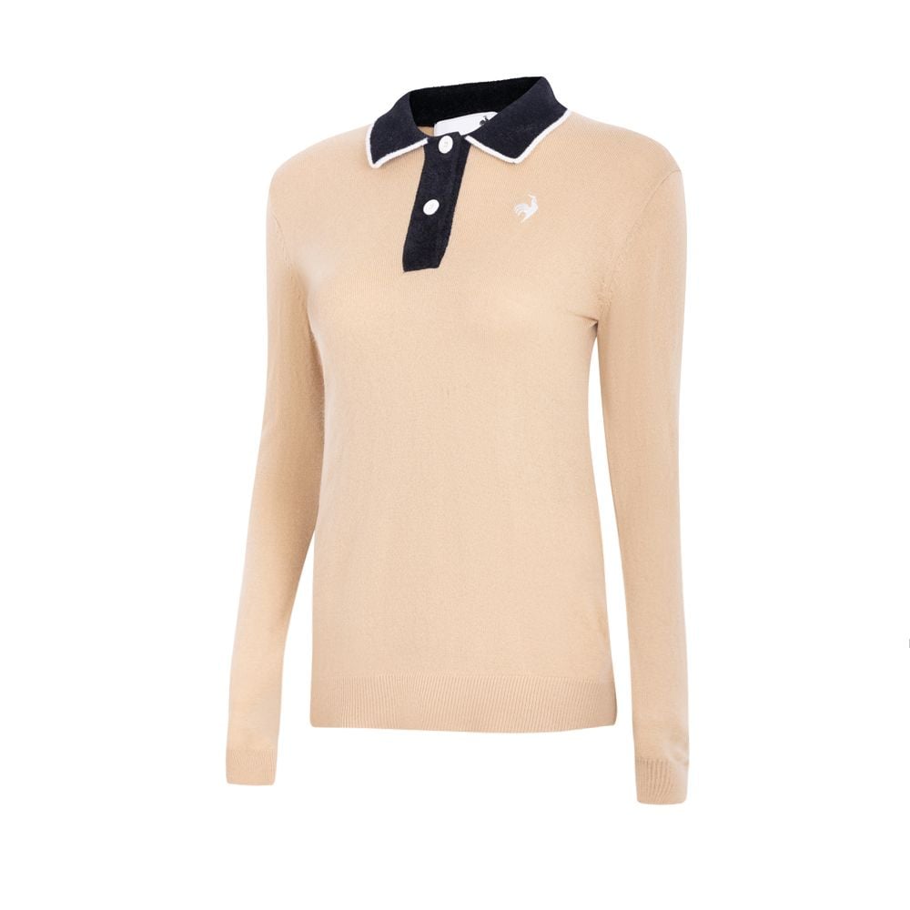 Áo len le coq golf Nữ LG4FLS04LV-BG00