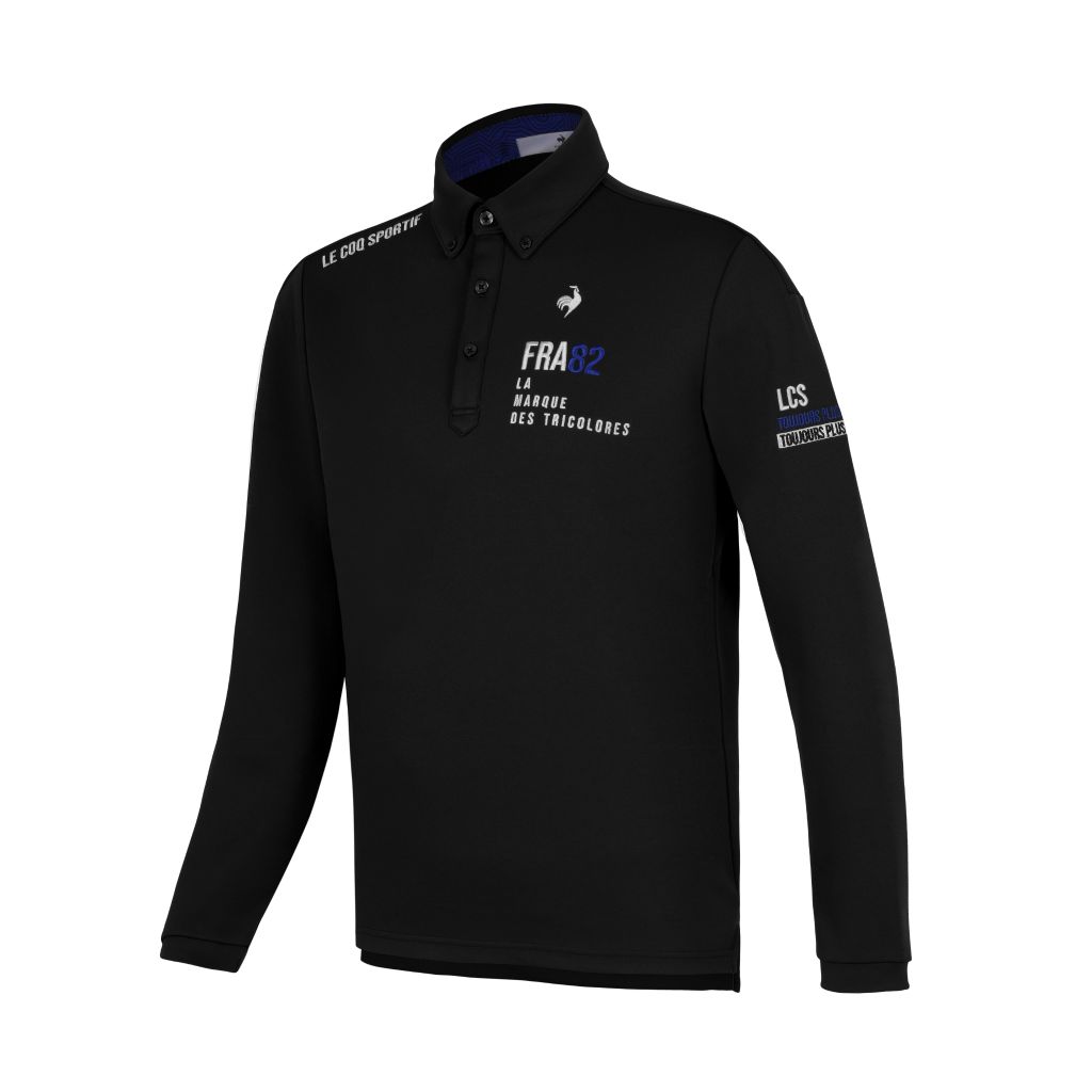 Áo dài tay có cổ le coq golf Nam LG4FLS05MV-BK00