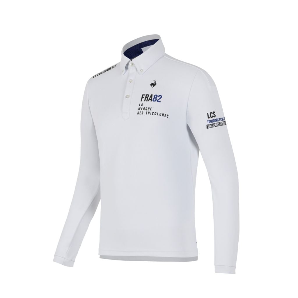 Áo dài tay có cổ le coq golf Nam LG4FLS05MV-WH00