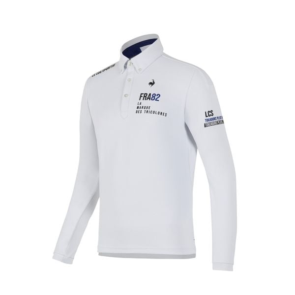  Áo dài tay có cổ le coq golf Nam LG4FLS05MV-WH00 
