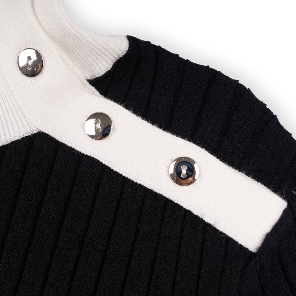 Áo dài tay cổ 3P le coq golf Nữ LG4FSTR3LV-BK00