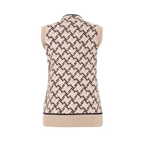 Áo len gile le coq golf Nữ LG4FVER0LV-BG00