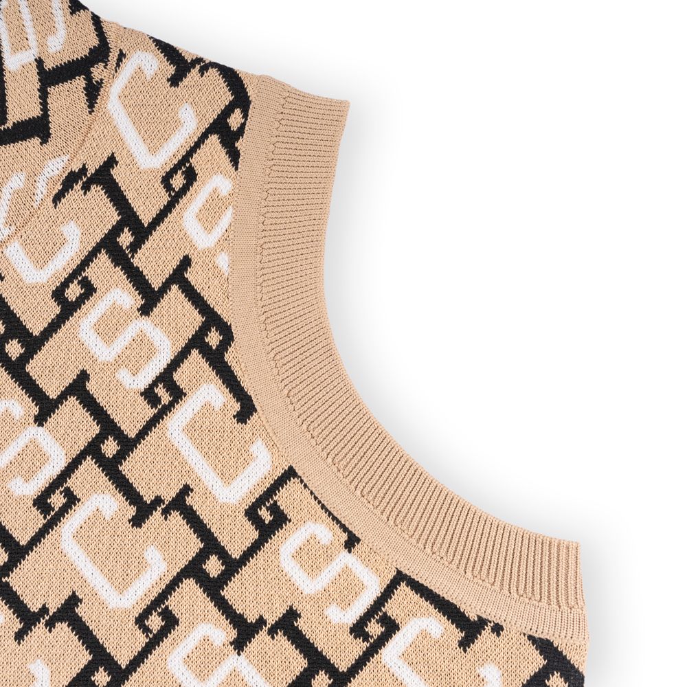 Áo len gile le coq golf Nữ LG4FVER0LV-BG00