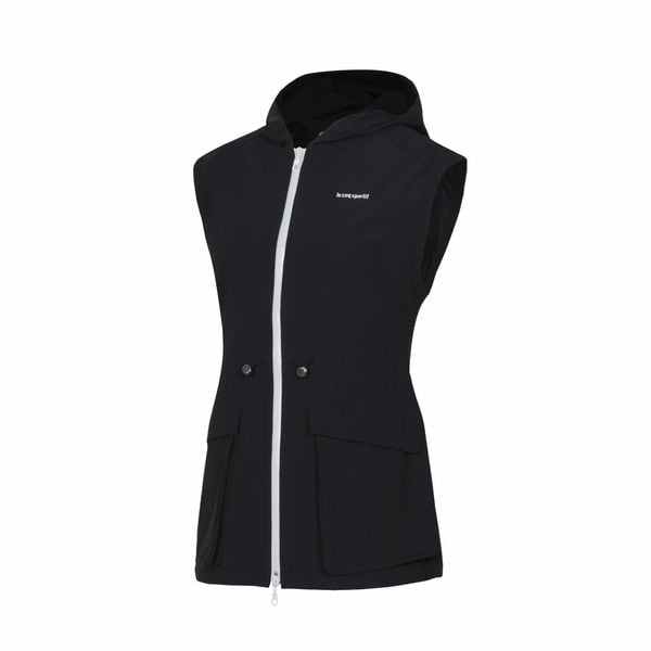 Áo gile le coq golf Nữ LG4FVER1LV-BK00