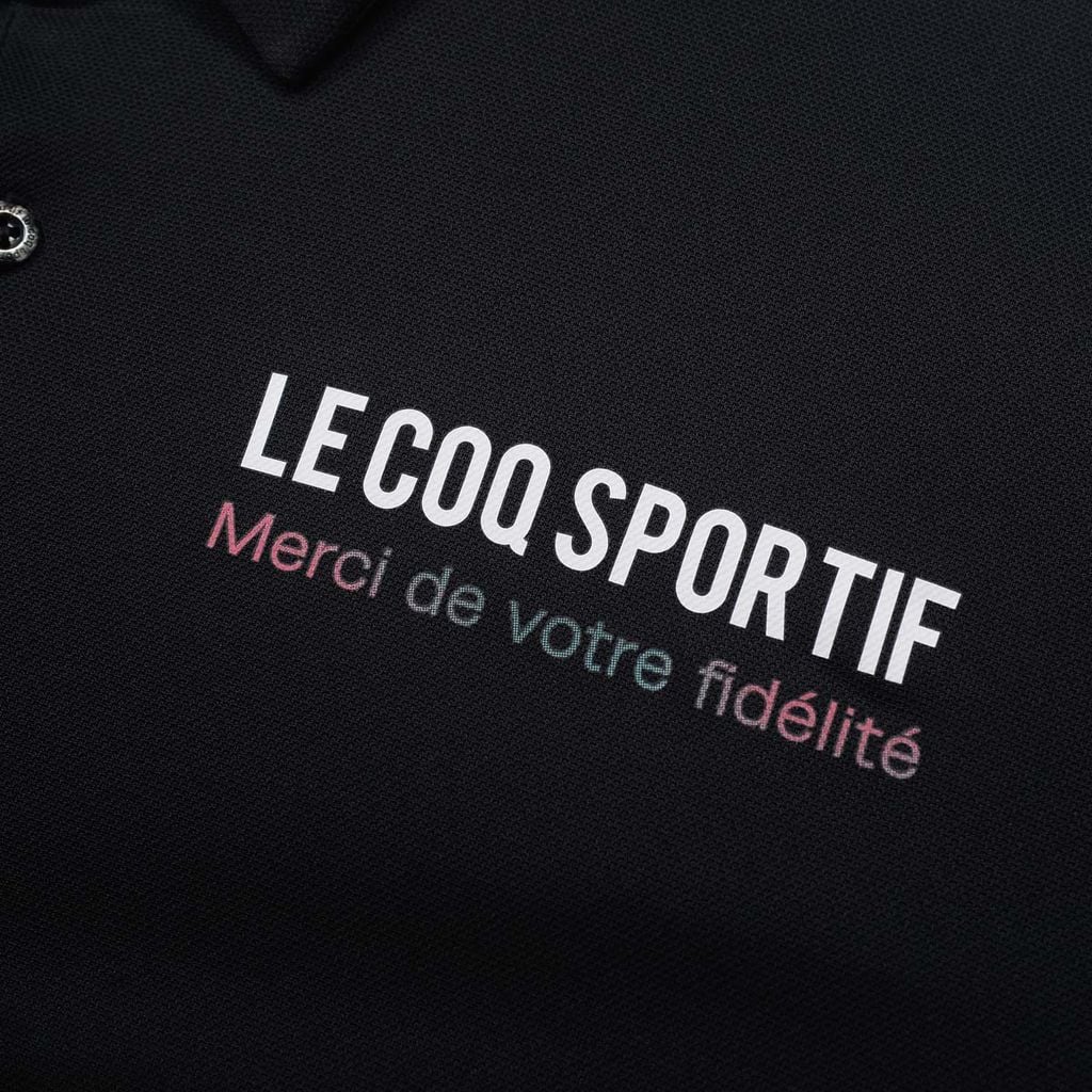 Áo Polo le coq golf Nam LG5SHS17MV-BK00