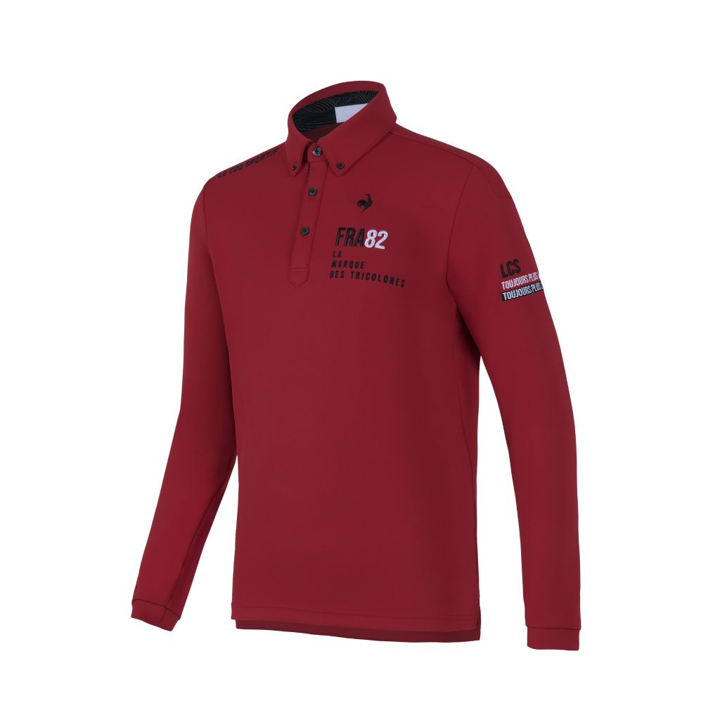 Áo dài tay có cổ le coq golf Nam LG4FLS05MV-RD00