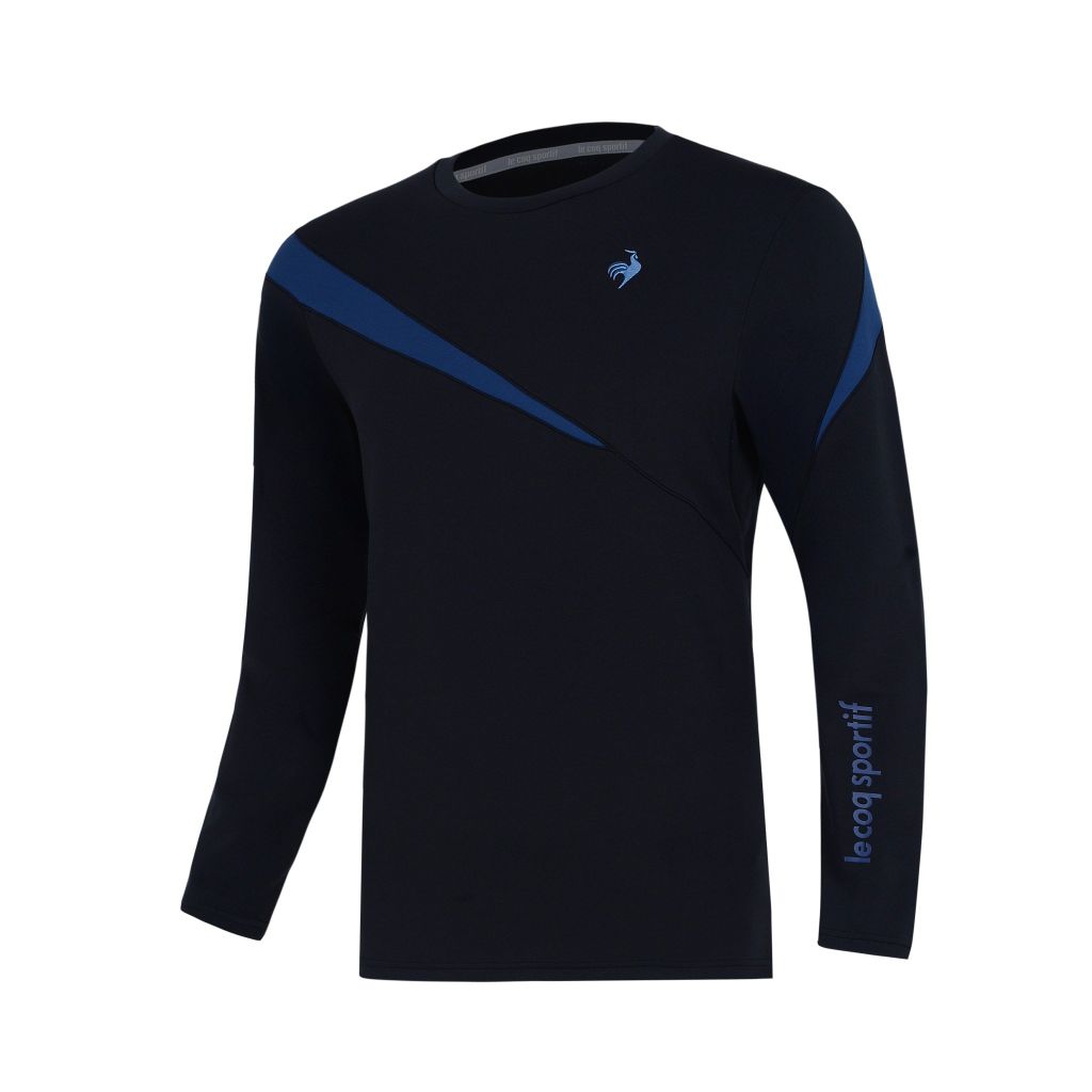 Áo dài tay không cổ le coq sportif Nam LN4FLT12MV-BK00