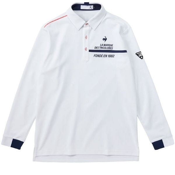  Áo dài tay có cổ le coq golf Nam - QGMVJB00-WH00 