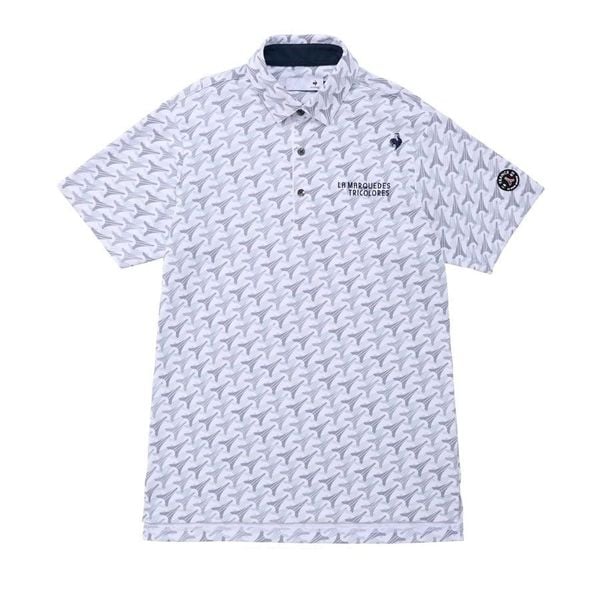  Áo Polo le coq golf nam QGMXJA05V-GY00 
