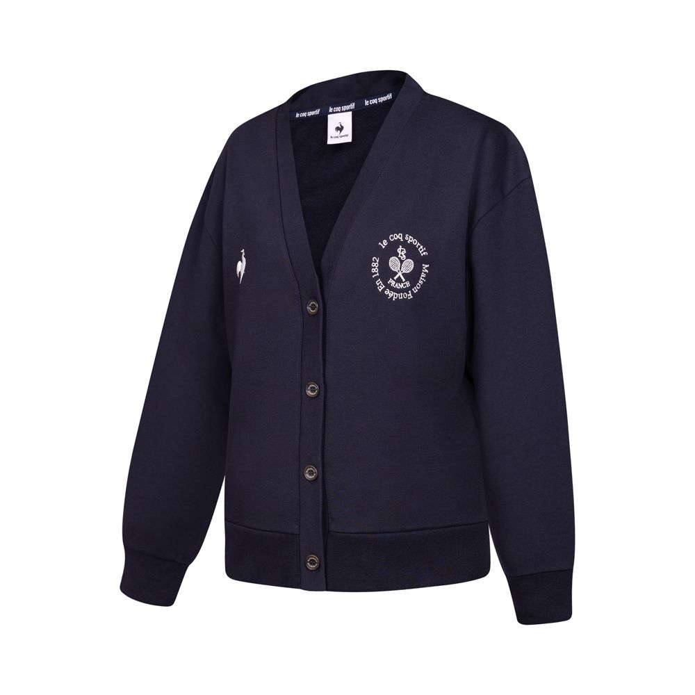Áo cardigan le coq sportif Nữ LT4FSW42LV-NV00