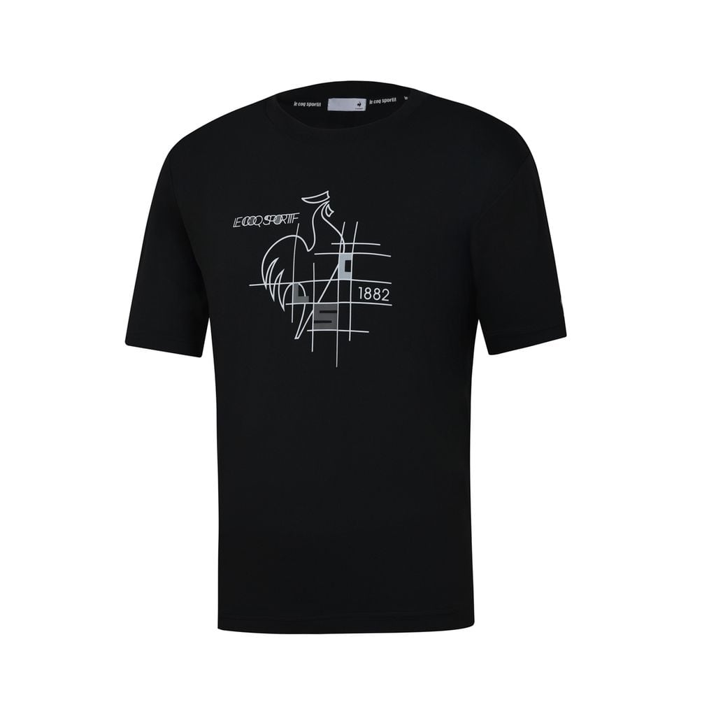 Áo T-shirt le coq sportif Nam LT5SHT01MV-BK00