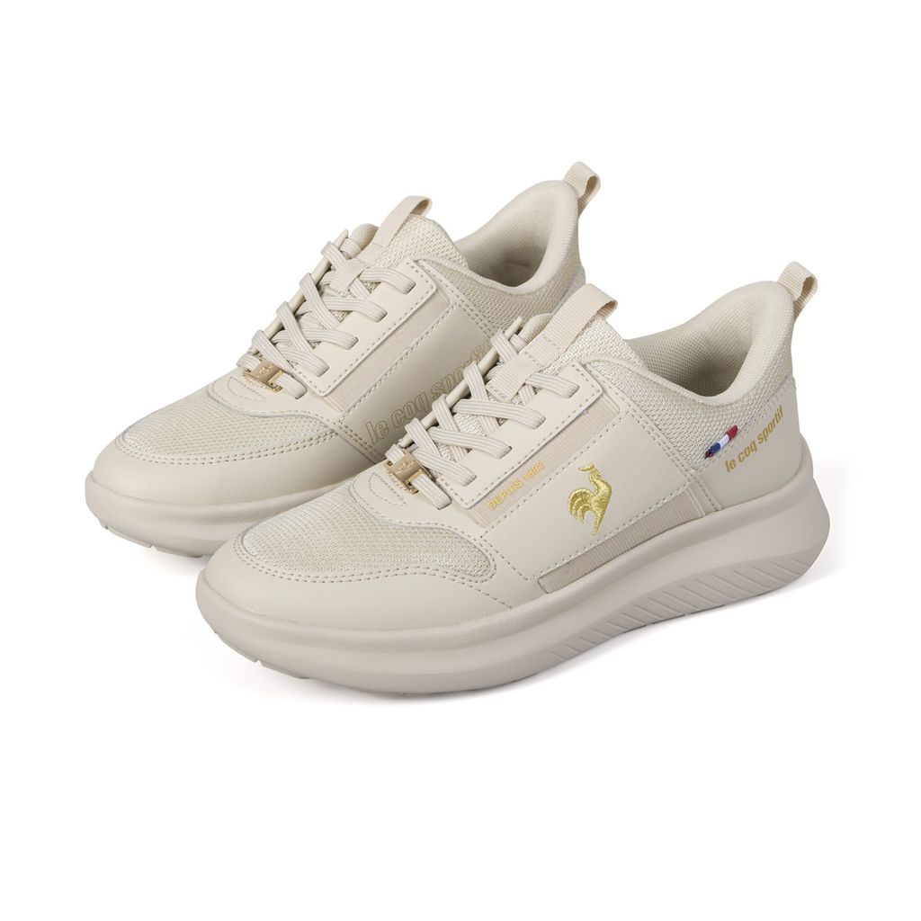 Giày Le Coq Sportif Beige Gold thiết kế tối giản phù hợp dạo phố và mua sắm