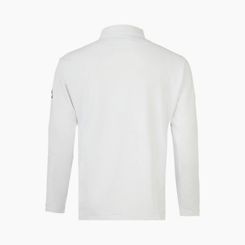 Áo dài tay có cổ le coq golf Nam QGMWJB05V-WH00