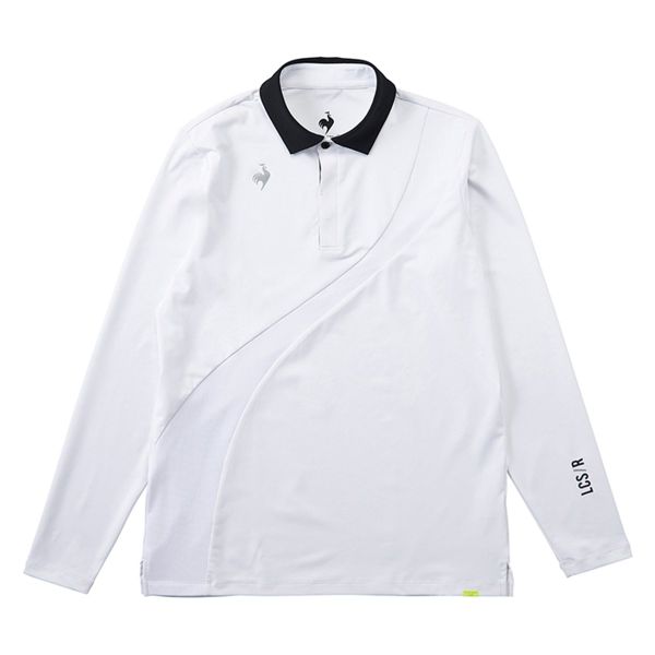 Áo dài tay có cổ le coq golf Nam QGMWJB21V-WH00