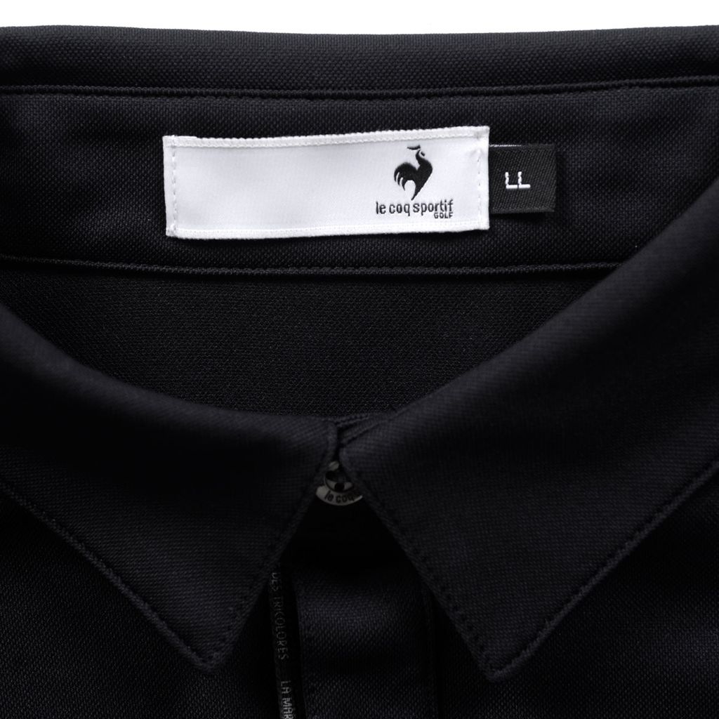 Áo Polo le coq golf Nam QGMXJA02V-BK00