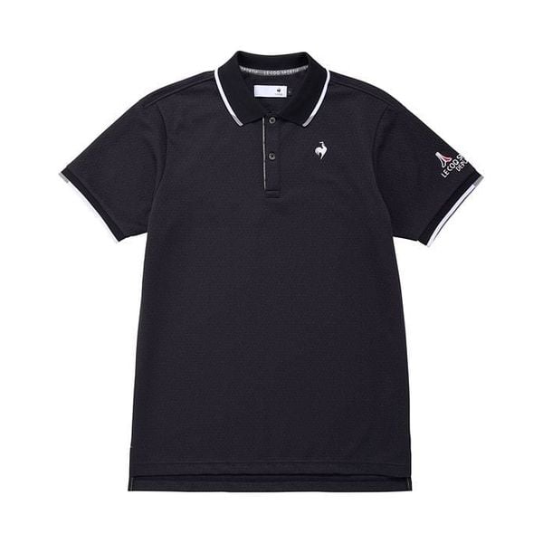 Áo Polo le coq golf Nam QGMXJA04V-BK00
