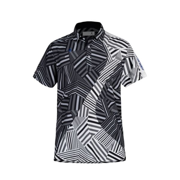  Áo Polo le coq golf nam - QGMXJA12V-BK00 