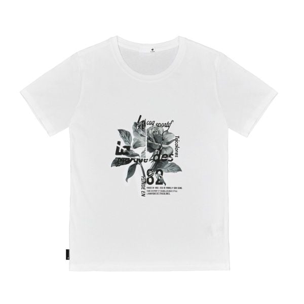  Áo T-Shirt le coq sportif nam - QLMVHA03-WHT 