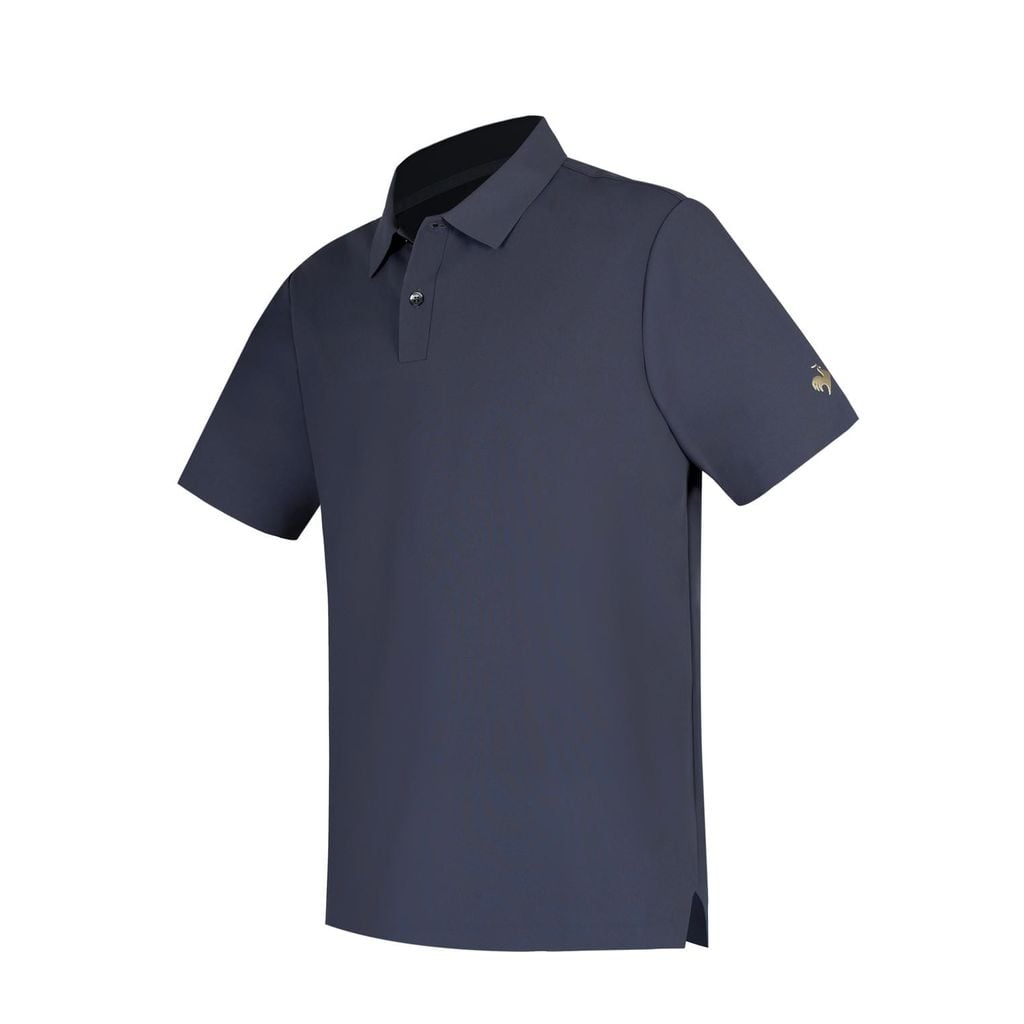 Chất liệu co giãn, hạn chế tác động tia UV UPF50+ trên áo polo nam Le Coq