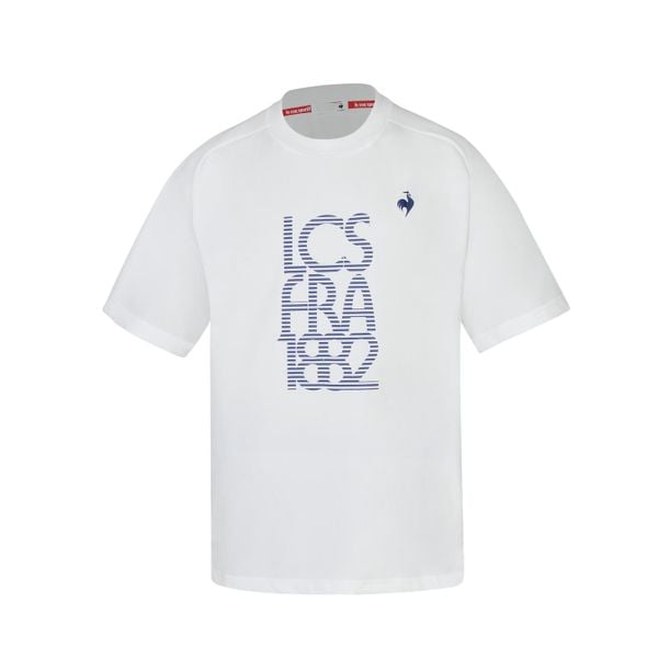  Áo T-Shirt nam le coq sportif QMMXJA01V-WH 