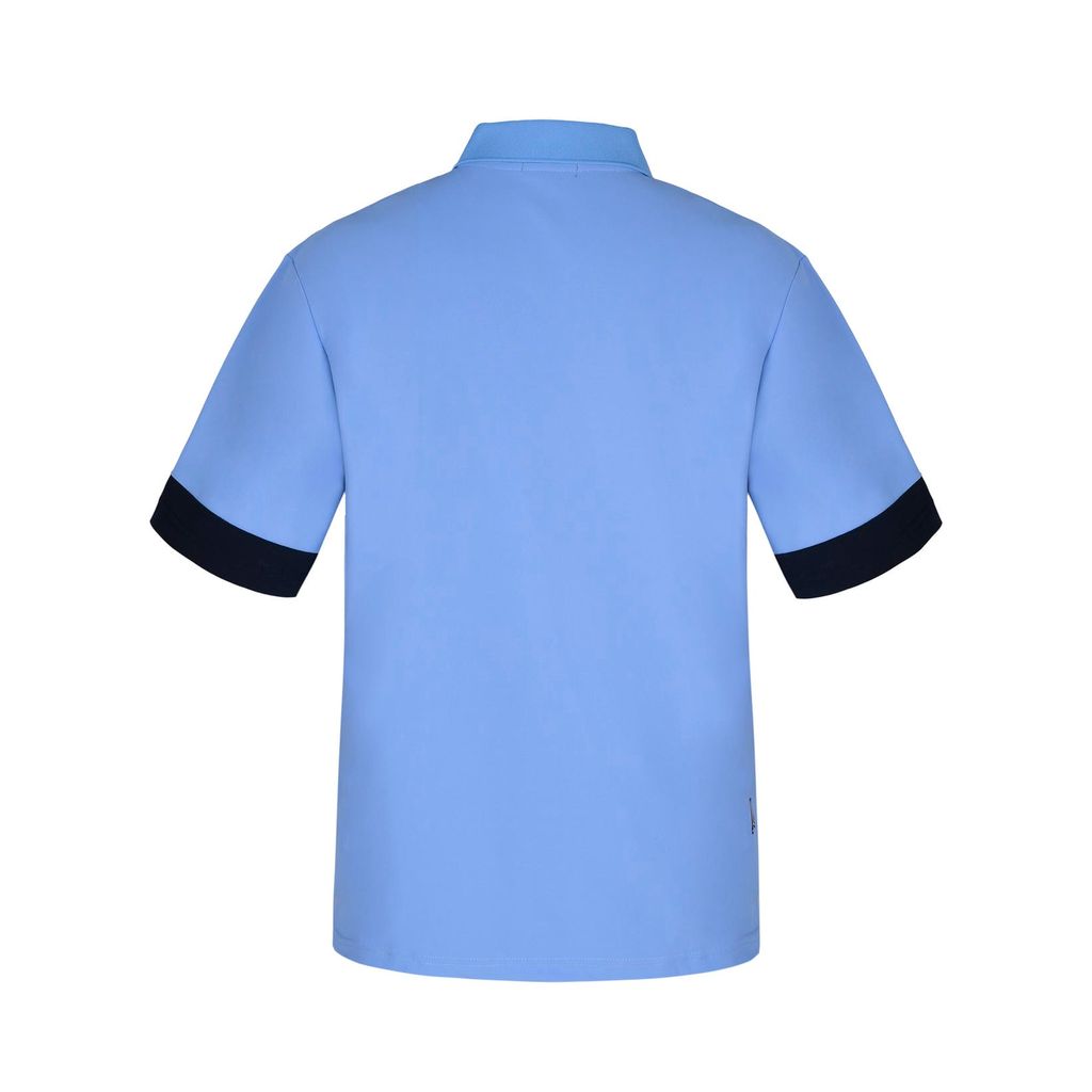 Áo polo nam Le Coq Sportif QMMXJA40V-BL thoáng khí, thấm hút nhanh